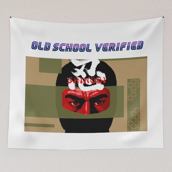 Item preview, Face - Red Mask and Retro Text designed and sold by AnimeShin.