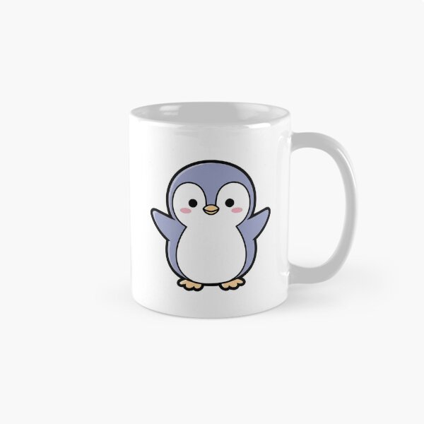 Item preview, Cheerful Little Penguin Kawaii Pastel Illustration designed and sold by Osmose-Studio ⭐⭐⭐⭐⭐.