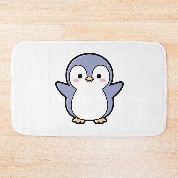 Item preview, Cheerful Little Penguin Kawaii Pastel Illustration designed and sold by Osmose-Studio ⭐⭐⭐⭐⭐.
