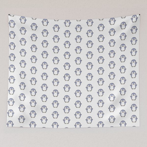 Item preview, Cheerful Little Penguin Kawaii Pastel Illustration designed and sold by Osmose-Studio.