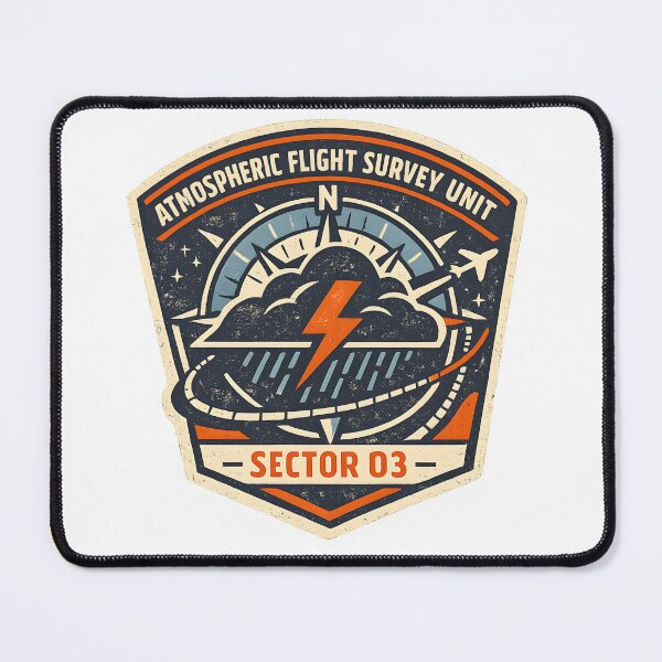 Item preview, Atmospheric Flight Survey Unit Vintage Graphic designed and sold by Naviora.
