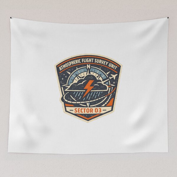 Item preview, Atmospheric Flight Survey Unit Vintage Graphic designed and sold by Naviora.