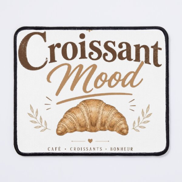 Item preview, Cute Croissant Aesthetic French Bakery Inspired Tee designed and sold by AveniaOficial.