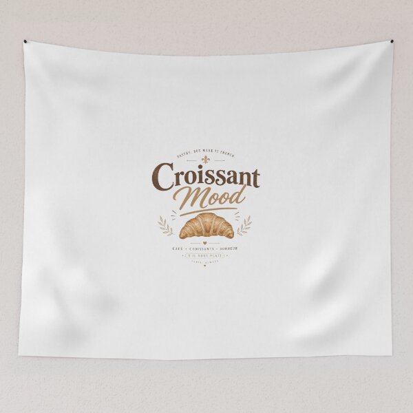 Item preview, Cute Croissant Aesthetic French Bakery Inspired Tee designed and sold by AveniaOficial.