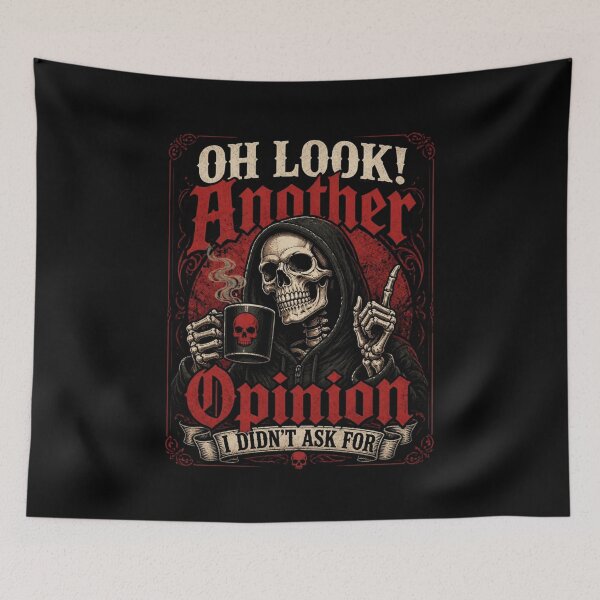 Item preview, Sarcastic Grim Reaper – Dark Humor Quote designed and sold by ABLAT_CREATIONS.