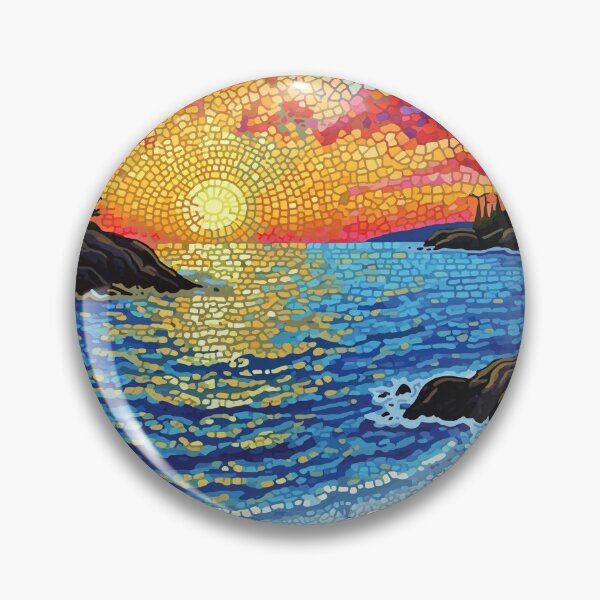 Item preview, mosaic of the beautiful Acadia National Park Sunrise designed and sold by designmari.