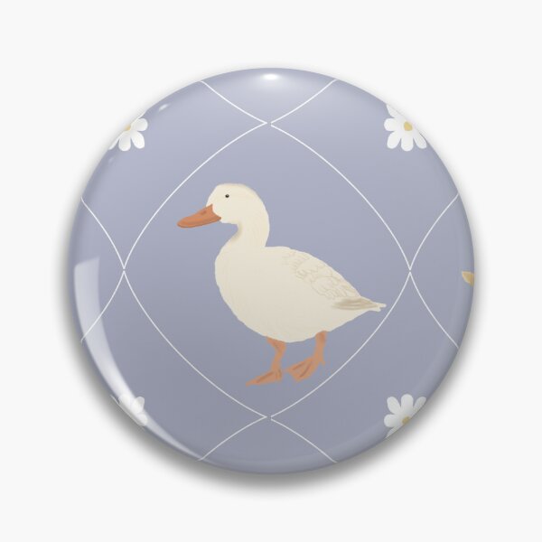 Item preview, Pastel Duck and Daisy Gingham Pattern designed and sold by Seamlessly Buffalo.