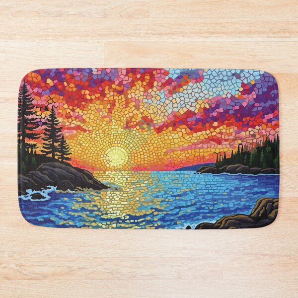 Item preview, mosaic of the beautiful Acadia National Park Sunrise designed and sold by designmari.