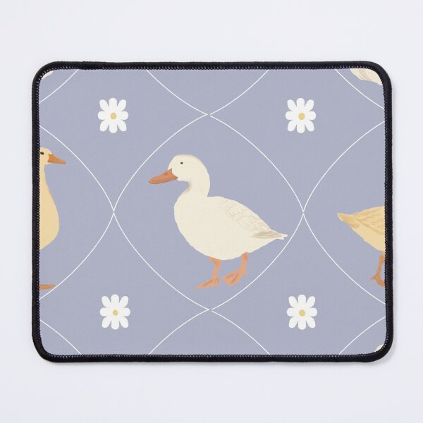 Item preview, Pastel Duck and Daisy Gingham Pattern designed and sold by Seamlessly Buffalo.