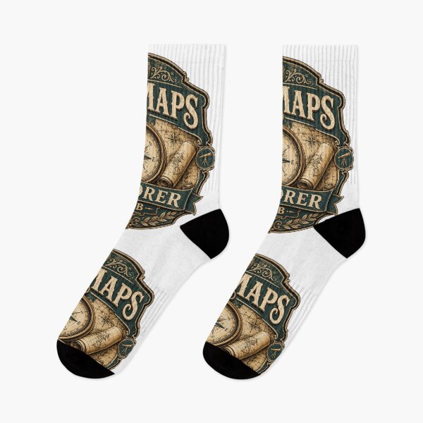 Item preview, Old Maps Explorer Club Heritage Design designed and sold by ArtsyExplorer.