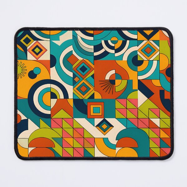 Item preview, Mid Century Modern Abstract Geometric shapes Pattern Retro Pop designed and sold by Itaya Art.