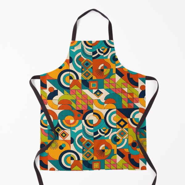 Item preview, Mid Century Modern Abstract Geometric shapes Pattern Retro Pop designed and sold by Itaya Art.