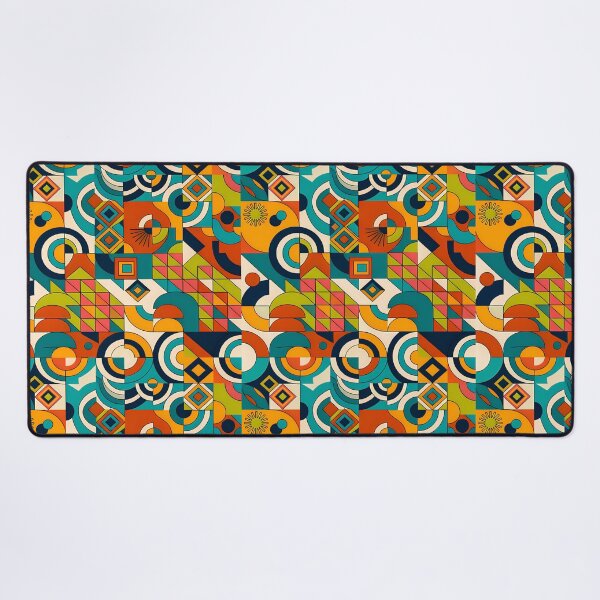 Item preview, Mid Century Modern Abstract Geometric shapes Pattern Retro Pop designed and sold by Itaya Art.