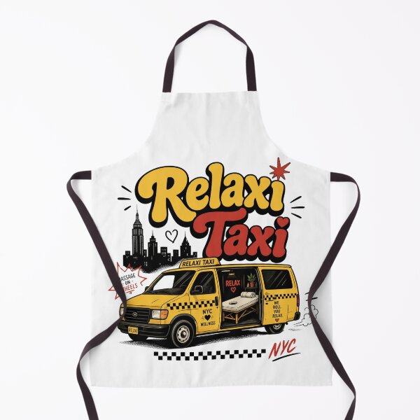 Item preview, Relaxi Taxi Friends Fan Art – Retro NYC Wellness Van Design - Friends TV Show Reference designed and sold by TheStephanieRome.