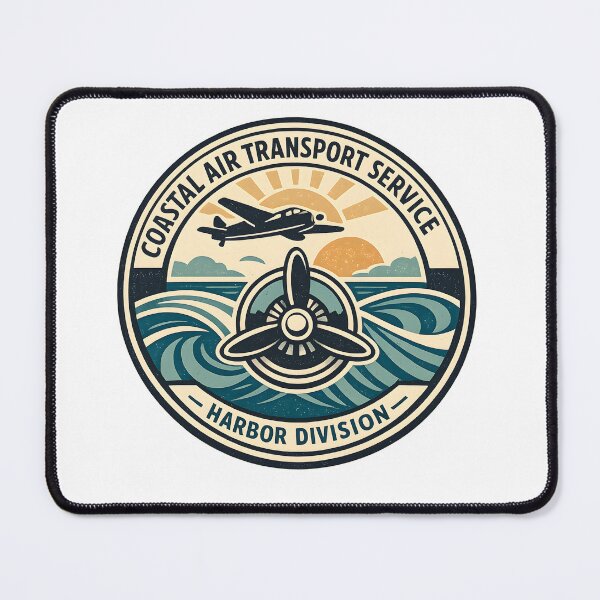 Item preview, Coastal Air Transport Service Retro Aviation Tee designed and sold by Naviora.