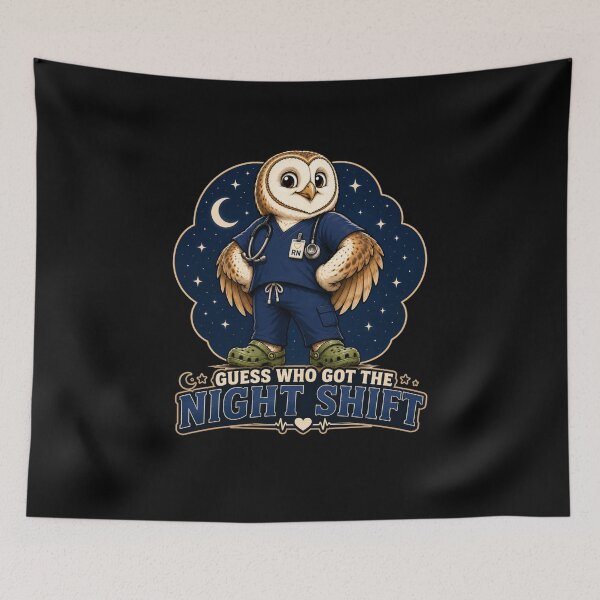 Item preview, Guess who got the night shift designed and sold by BritishDelights.