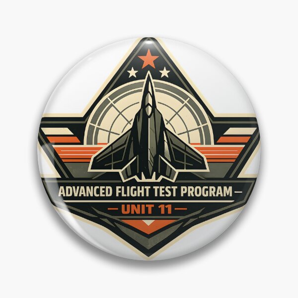 Item preview, Advanced Flight Test Program Retro Aviation Graphic designed and sold by Naviora.