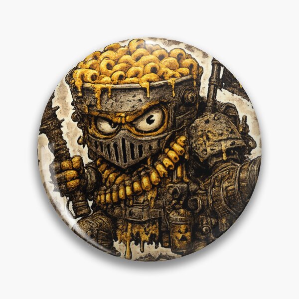 Item preview, Mac & Siege Post Apocalyptic Macaroni Sticker designed and sold by Snackwave Ninety.