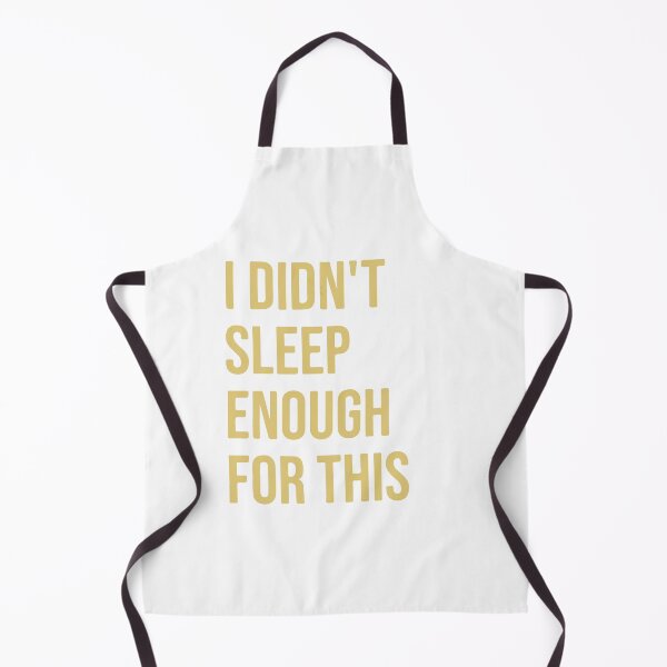 Item preview, I Didn't Sleep Enough For This Minimalist Yellow Typography designed and sold by silviaarzamendia.