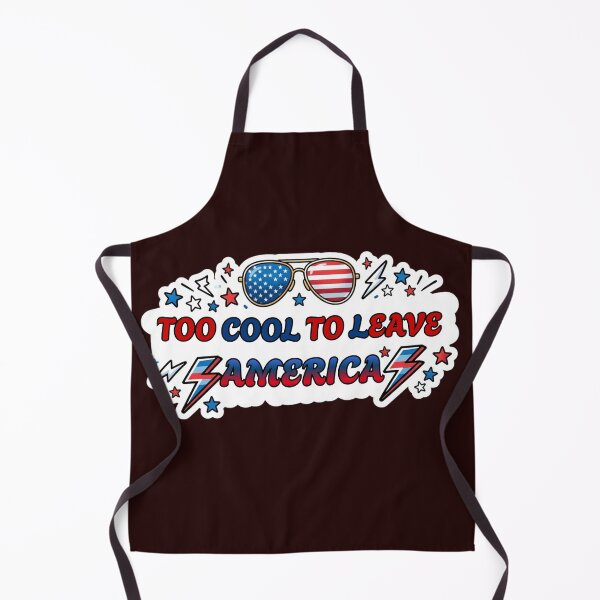 Item preview, Too Cool To Leave America Funny Patriotic Sunglasses Sticker designed and sold by Sarah'sCreativeLab.