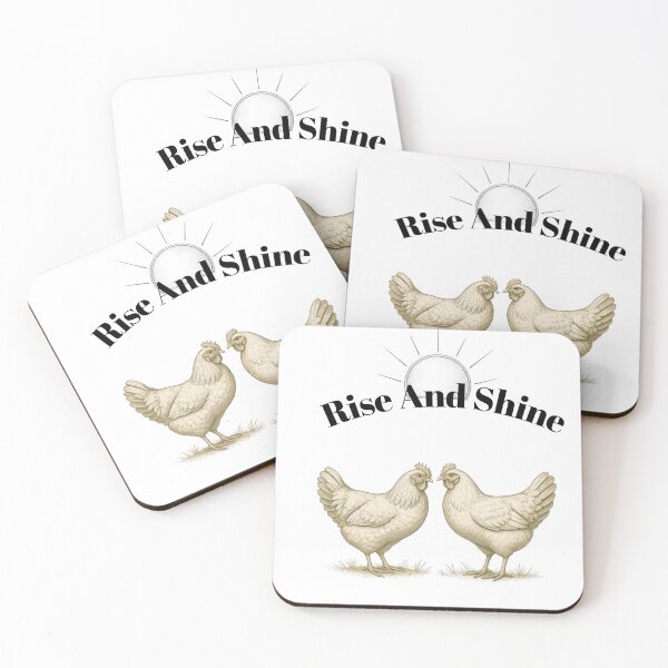 Item preview, Rise And Shine, Chickens designed and sold by HoppingCreation.