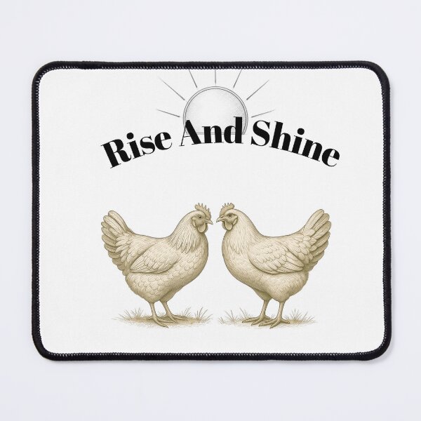 Item preview, Rise And Shine, Chickens designed and sold by HoppingCreation.