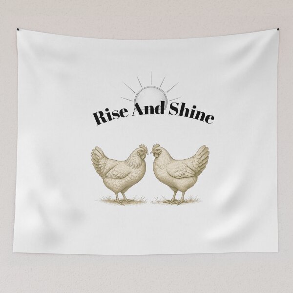 Item preview, Rise And Shine, Chickens designed and sold by HoppingCreation.