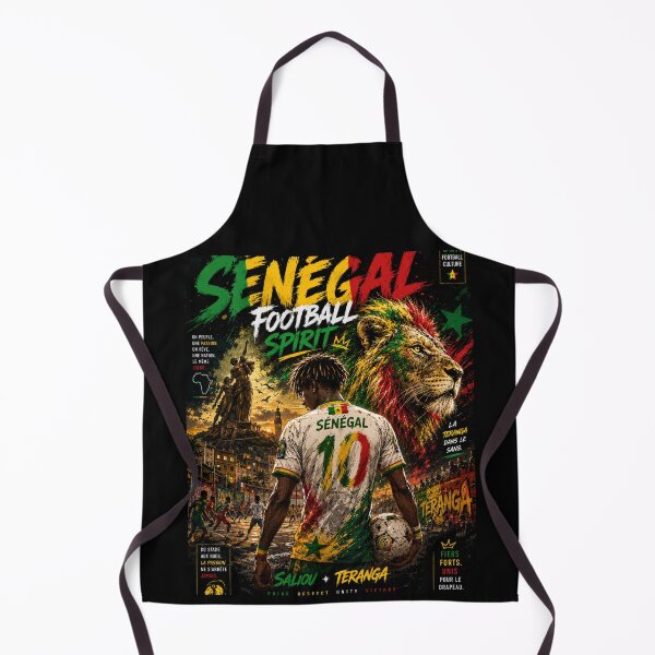 Item preview, Senegal Football Spirit designed and sold by FootProbability.