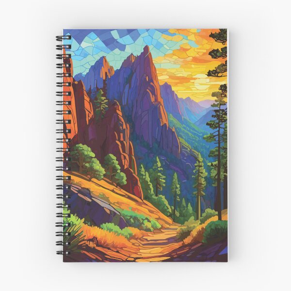 Item preview, Mosaic of volcanic spiers in Pinnacles National Park designed and sold by designmari.