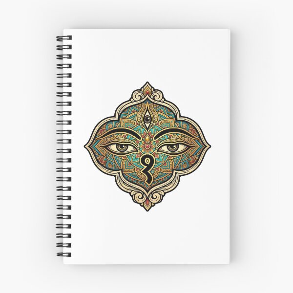 Item preview, Mystical Buddha Eyes Mandala Devanagari Nepal designed and sold by DuckOddity.