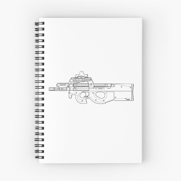 Item preview, FN P90 SMG Silhouette designed and sold by GoldOrion.