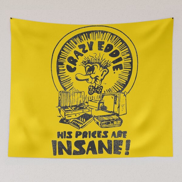 Item preview, Crazy Eddie - Authentic Distressed Vintage Style designed and sold by Offset Vinyl Film.