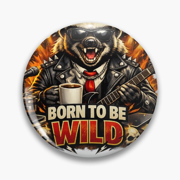 Item preview, Honey Badger Collection – Fearless, Funny & Wild Designs designed and sold by Aucia.