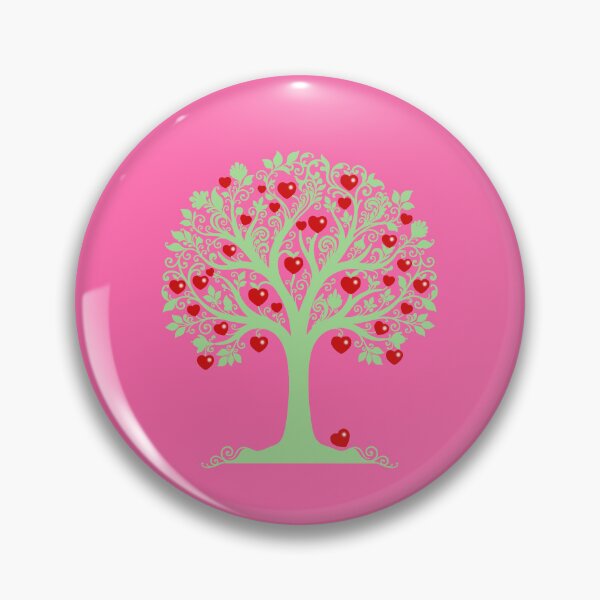 Item preview, APPLE TREE OF LOVE, RED HEART APPLES, PRETTY LIME BOHO TREE SILHOUETTE, DECORATIVE NATURE ART designed and sold by classic car craze.