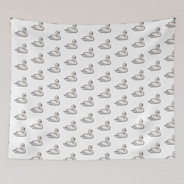 Item preview, Elegant Swan Minimal Cute Animal Illustration designed and sold by Osmose-Studio.