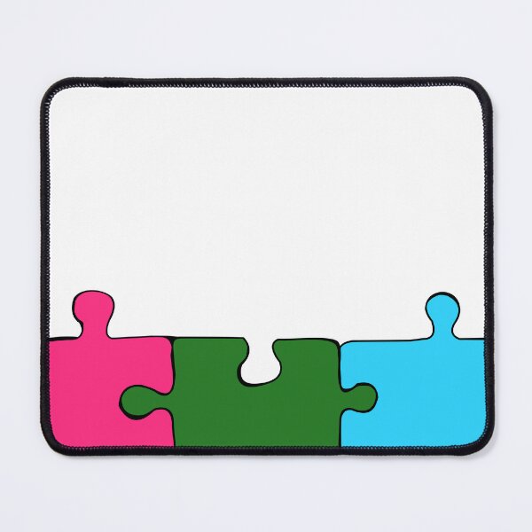 Item preview, Polysexual Puzzle Pieces Pride Flag designed and sold by HarveyHandcraftsandDesigns.