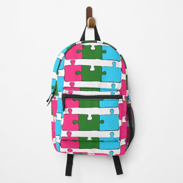 Item preview, Polysexual Puzzle Pieces Pride Flag designed and sold by HarveyHandcraftsandDesigns.