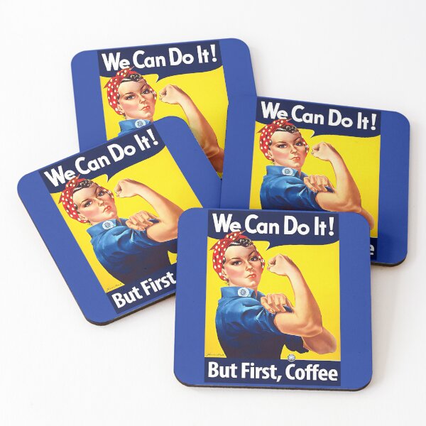Item preview, Rosie the Riveter, WWII  We Can Do It Funny  designed and sold by Squirrel Adventurous.