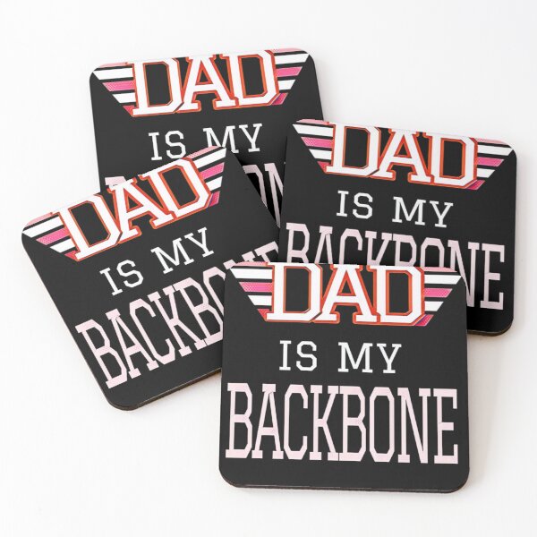 Item preview, Dad Is My Backbone Retro Varsity Art Design  2 designed and sold by RamjoVerse.
