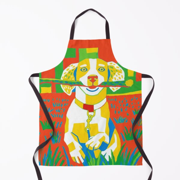 Item preview, Proud Pup with a Stick Pop Art Illustration designed and sold by BLUESKY11a.