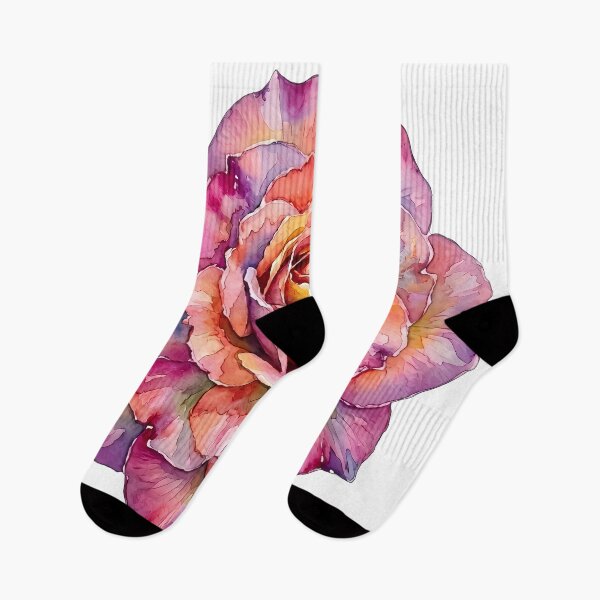Item preview, Multicolored. Watercolor rose. designed and sold by Mia's Menagerie.