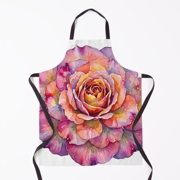 Item preview, Multicolored. Watercolor rose. designed and sold by Mia's Menagerie.