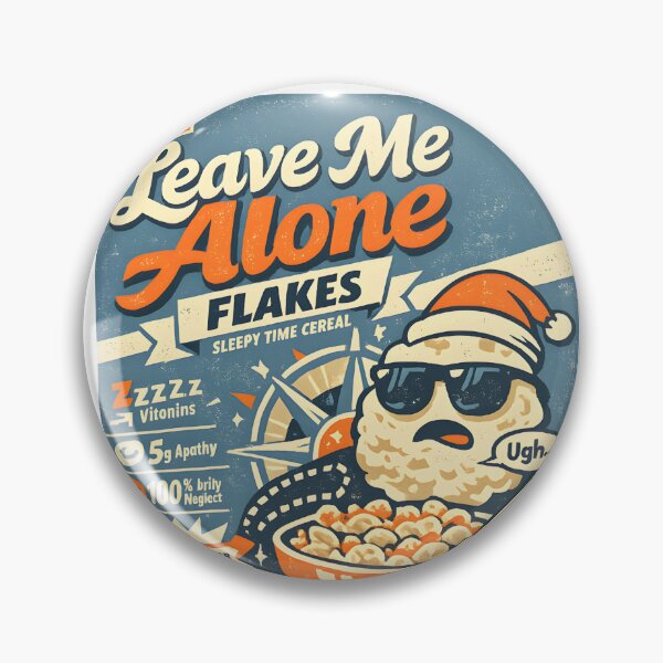 Item preview, Leave Me Alone Flakes Funny Cereal Design designed and sold by Naviora.