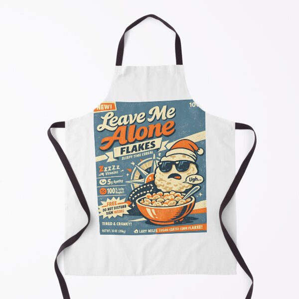 Item preview, Leave Me Alone Flakes Funny Cereal Design designed and sold by Naviora.