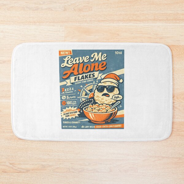 Item preview, Leave Me Alone Flakes Funny Cereal Design designed and sold by Naviora.