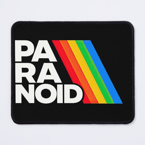 Item preview, Paranoid Retro Rainbow Logo | Vintage Analog Aesthetic DesignP designed and sold by obstinator.