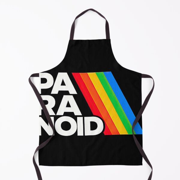 Item preview, Paranoid Retro Rainbow Logo | Vintage Analog Aesthetic DesignP designed and sold by obstinator.