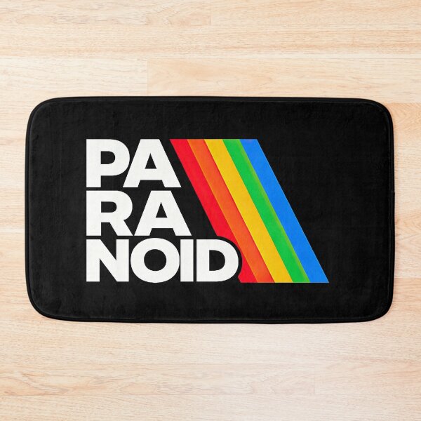 Item preview, Paranoid Retro Rainbow Logo | Vintage Analog Aesthetic DesignP designed and sold by obstinator.