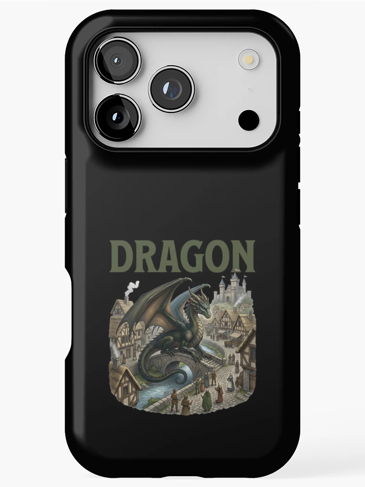 Thumbnail 1 of 4, iPhone Case, Dragon designed and sold by ReneMM.