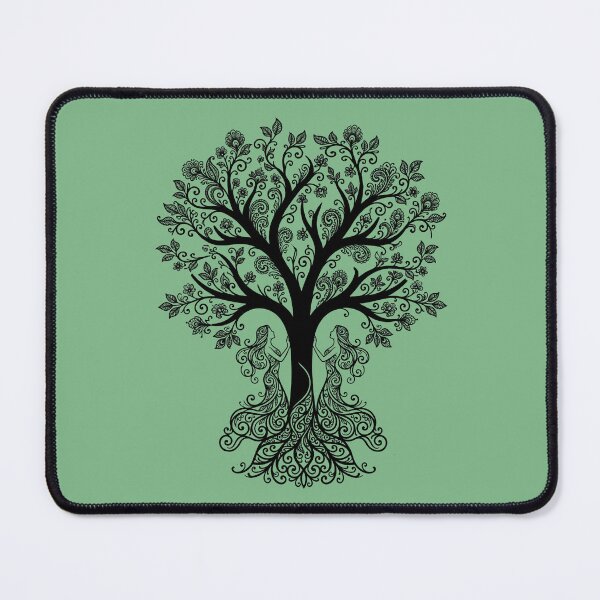 Item preview, LIFE TREE, PRETTY BLACK  BOHO TREE SILHOUETTE, DECORATIVE NATURE ART designed and sold by classic car craze.